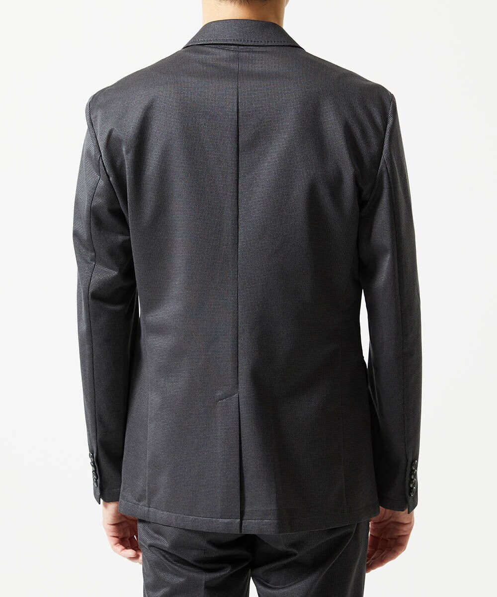 MNDJC08450 MICHEL KLEIN HOMME(ミッシェルクラン オム) 【セットアップ】メッシュストレッチテーラードジャケット ダークグレー