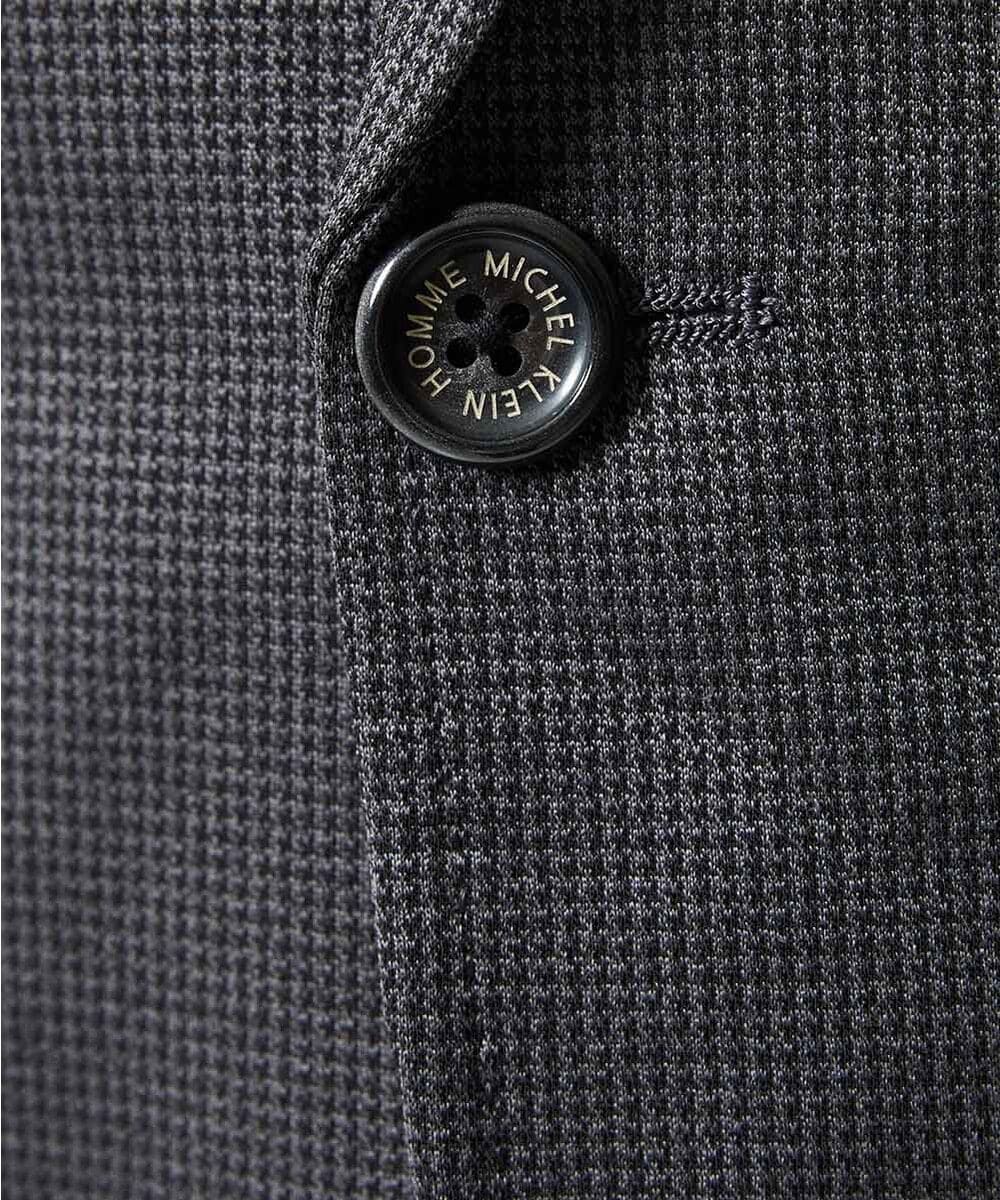 MNDJC08450 MICHEL KLEIN HOMME(ミッシェルクラン オム) 【セットアップ】メッシュストレッチテーラードジャケット ダークグレー