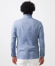 MNDJC62470 MICHEL KLEIN HOMME(ミッシェルクラン オム) カラミメッシュコンバーチブルジャケット ブルー