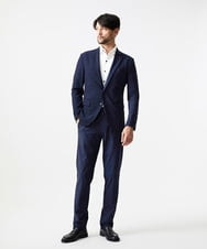 MNDJF01430 MICHEL KLEIN HOMME(ミッシェルクラン オム) 【セットアップ】トリコットメッシュテーラードジャケット ネイビー