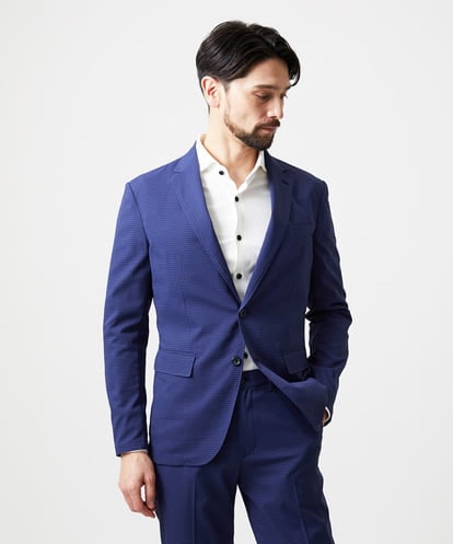 MNDJF09400 MICHEL KLEIN HOMME 【セットアップ】サッカーテーラードジャケット