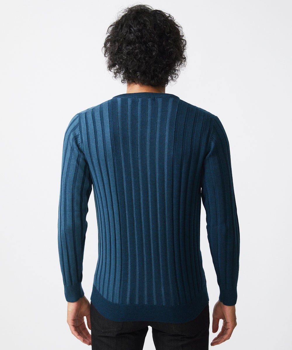 MNFAC01170 MICHEL KLEIN HOMME(ミッシェルクラン オム) グラデーションVネックニット カーキ