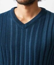 MNFAC01170 MICHEL KLEIN HOMME(ミッシェルクラン オム) グラデーションVネックニット カーキ
