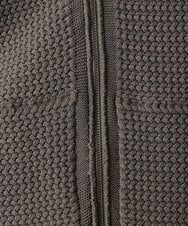 MNFAC54230 MICHEL KLEIN HOMME(ミッシェルクラン オム) ニットノーカラーブルゾン セットアップ ブラウン