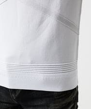 MNFAF50180 MICHEL KLEIN HOMME(ミッシェルクラン オム) 切り替えクルーネックニット ホワイト