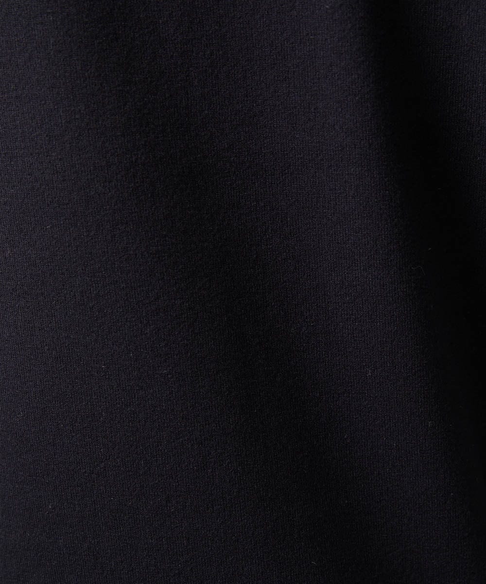 MNFAI53210 MICHEL KLEIN HOMME(ミッシェルクラン オム) 天竺編タートルネックニット ブラック