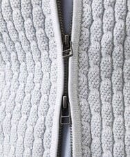 MNFCF50230 MICHEL KLEIN HOMME(ミッシェルクラン オム) スタンドカラ―ニットカーディガン ライトグレー