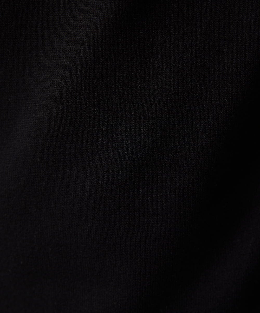 MNFCF59210 MICHEL KLEIN HOMME(ミッシェルクラン オム) モワール　クルーネックニット ブラック