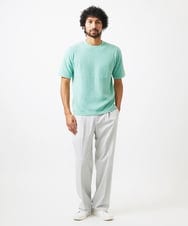 MNFHC54210 MICHEL KLEIN HOMME(ミッシェルクラン オム) モノグラム柄半袖ニット グリーン
