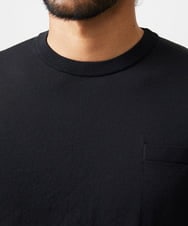 MNFJC52210 MICHEL KLEIN HOMME(ミッシェルクラン オム) クルーネック半袖ニット ブラック