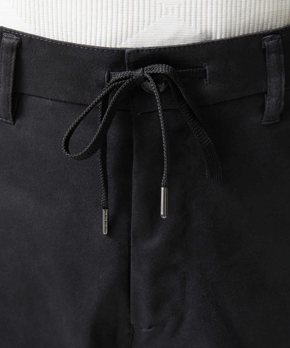MNGHD57230 MICHEL KLEIN HOMME(ミッシェルクラン オム) 【セットアップ】スエードショートパンツ ブラック