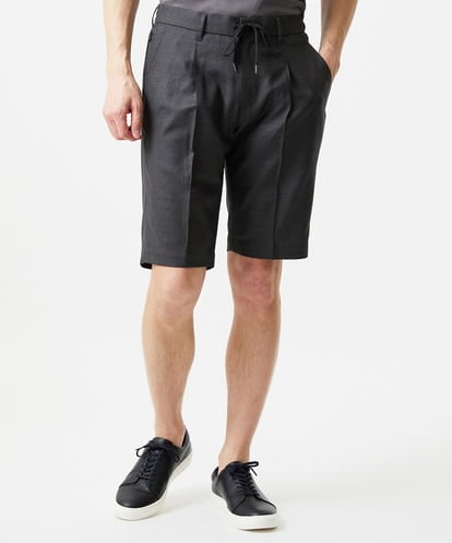 MNGJD51230 MICHEL KLEIN HOMME 【セットアップ】ワンタックイージーショートパンツ
