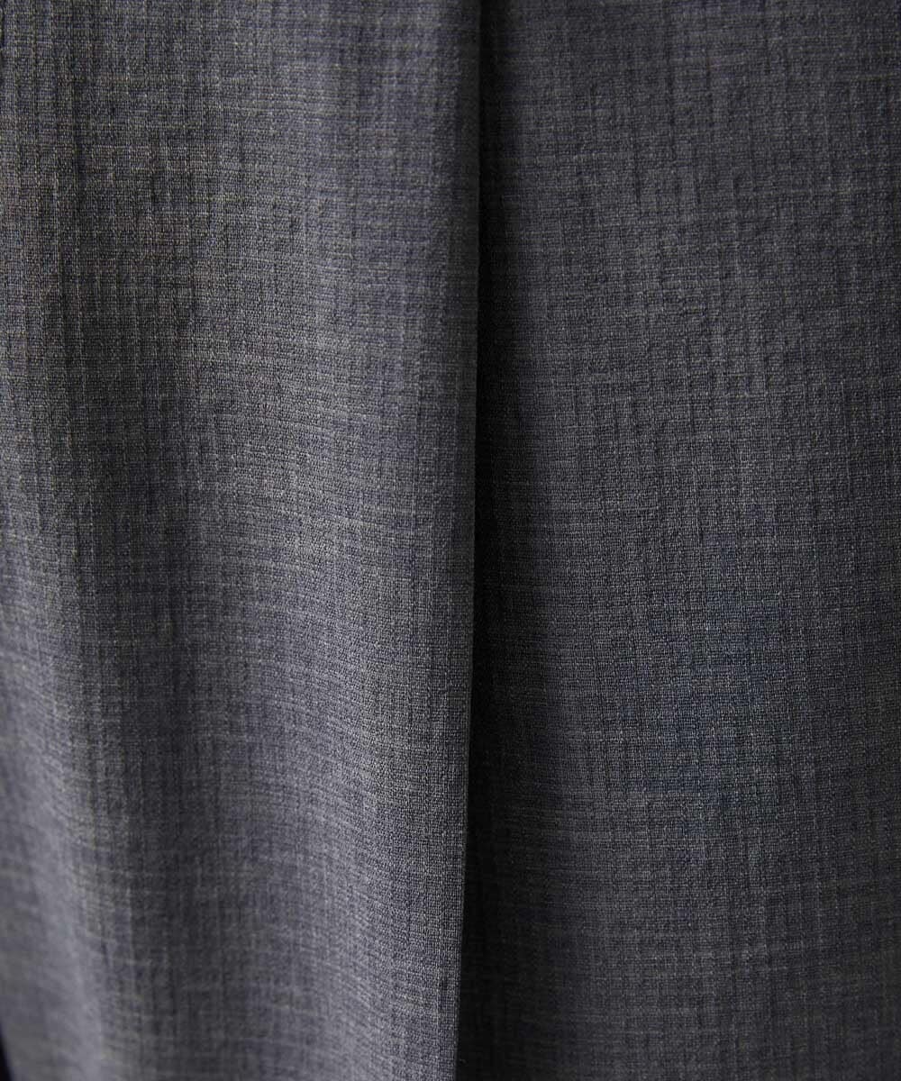 MNHGF54230 MICHEL KLEIN HOMME(ミッシェルクラン オム) 9分丈セミイージースラックスパンツ ダークグレー