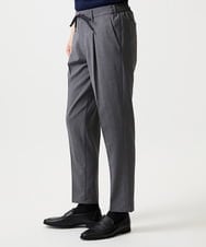 MNHGF54230 MICHEL KLEIN HOMME(ミッシェルクラン オム) 9分丈セミイージースラックスパンツ ダークグレー