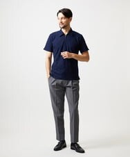 MNHGF54230 MICHEL KLEIN HOMME(ミッシェルクラン オム) 9分丈セミイージースラックスパンツ ダークグレー
