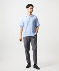 MNHGF54230 MICHEL KLEIN HOMME(ミッシェルクラン オム) 9分丈セミイージースラックスパンツ ダークグレー