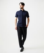 MNHGF54230 MICHEL KLEIN HOMME(ミッシェルクラン オム) 9分丈セミイージースラックスパンツ ブラック