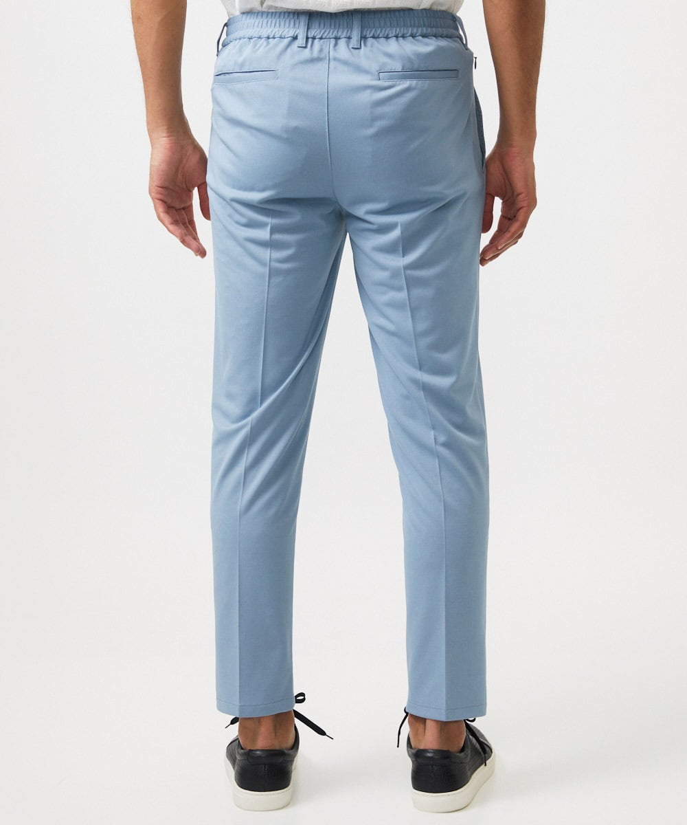 MNHJC02230 MICHEL KLEIN HOMME(ミッシェルクラン オム) ドライタッチイージーパンツ ライトブルー