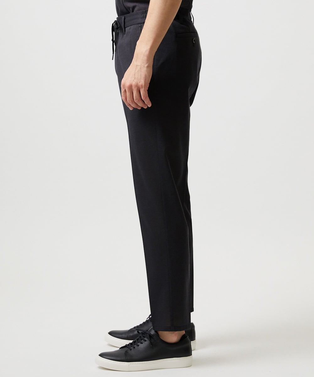 MNHJD63250 MICHEL KLEIN HOMME(ミッシェルクラン オム) 【セットアップ】9分丈ジャージースラックスパンツ ダークグレー