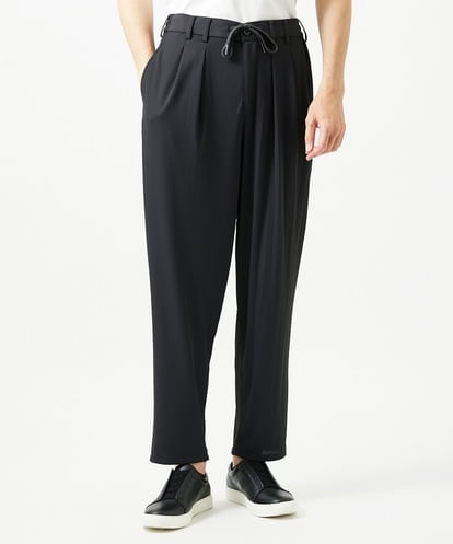 MNHJD64250 MICHEL KLEIN HOMME サッカーストライプ織りワイドパンツ