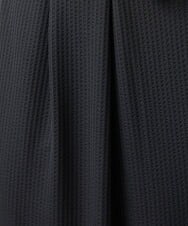MNHJD64250 MICHEL KLEIN HOMME(ミッシェルクラン オム) サッカーストライプ織りワイドパンツ ダークグレー