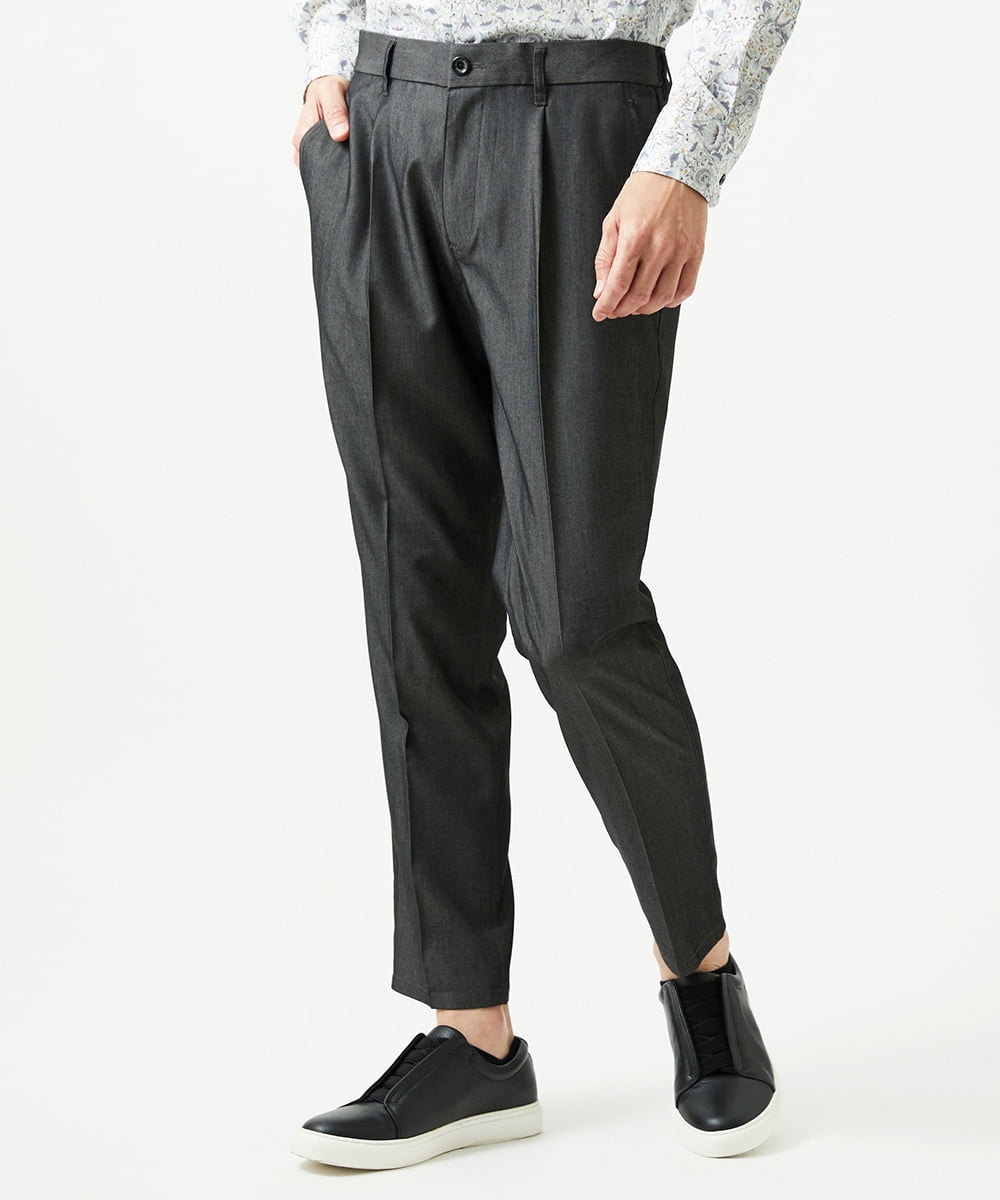 MNHJF50250 MICHEL KLEIN HOMME(ミッシェルクラン オム) デニム調イージーパンツ ブラック