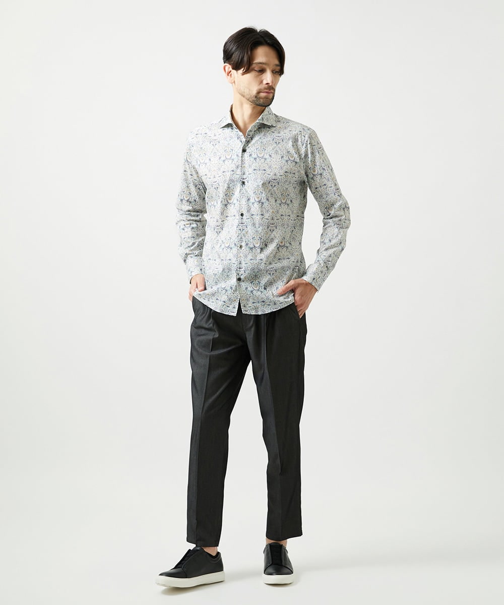 MNHJF50250 MICHEL KLEIN HOMME(ミッシェルクラン オム) デニム調イージーパンツ ブラック