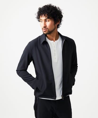 MNJAD56450 MICHEL KLEIN HOMME 【セットアップ】【撥水】ジップアップブルゾン
