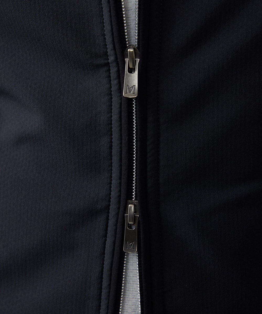 MNJAD56450 MICHEL KLEIN HOMME(ミッシェルクラン オム) 【セットアップ】【撥水】ジップアップブルゾン ブラック