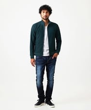 MNJAF01400 MICHEL KLEIN HOMME(ミッシェルクラン オム) スタンドカラーブルゾン グリーン