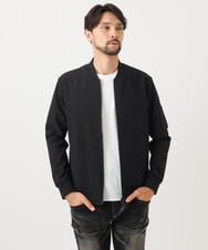 MNJCD52450 MICHEL KLEIN HOMME(ミッシェルクラン オム) 【セットアップ】ビックへリンボンMA-1ブルゾン ブラック