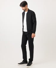 MNJCD52450 MICHEL KLEIN HOMME(ミッシェルクラン オム) 【セットアップ】ビックへリンボンMA-1ブルゾン ブラック