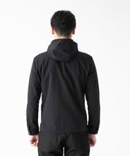 MNJGD55430 MICHEL KLEIN HOMME(ミッシェルクラン オム) フード付きスタンドカラーブルゾン ブラック