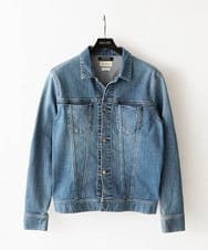 MNJGD90360 MICHEL KLEIN HOMME(ミッシェルクラン オム) 《日本製》20th　FACTOTUMコラボ　デニムジャケット ライトブルー