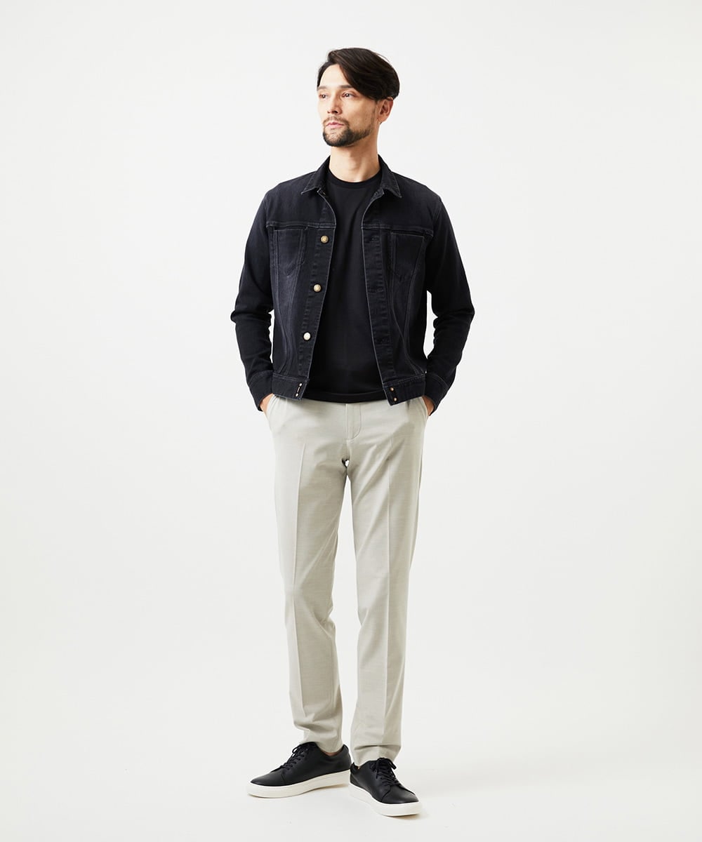 MNJGD90360 MICHEL KLEIN HOMME(ミッシェルクラン オム) 《日本製》20th　FACTOTUMコラボ　デニムジャケット ブラック