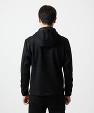 MNKAF64290 MICHEL KLEIN HOMME(ミッシェルクラン オム) 【セットアップ】スエード調パーカーブルゾン ブラック