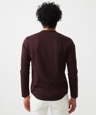 MNKAF65150 MICHEL KLEIN HOMME(ミッシェルクラン オム) クルーネック長袖カットソー パープル