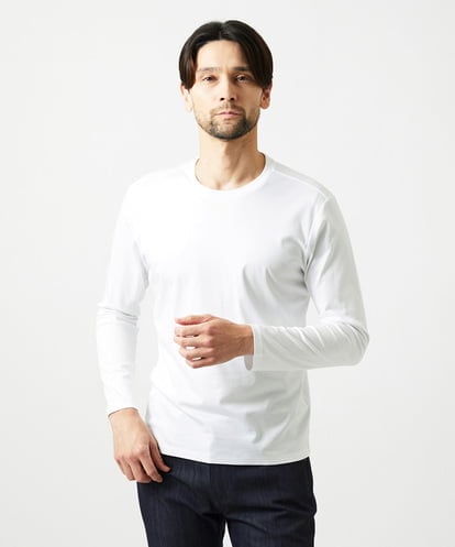 MNKAI51150 MICHEL KLEIN HOMME クルーネック長袖カットソー