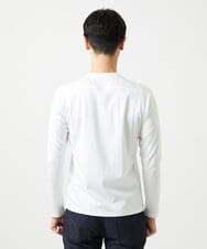 MNKAI51150 MICHEL KLEIN HOMME(ミッシェルクラン オム) クルーネック長袖カットソー ホワイト