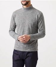 MNKAI57180 MICHEL KLEIN HOMME(ミッシェルクラン オム) ジャージモックネックカットソー ライトグレー