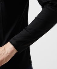 MNKAI61150 MICHEL KLEIN HOMME(ミッシェルクラン オム) モックネック長袖カットソー ブラック