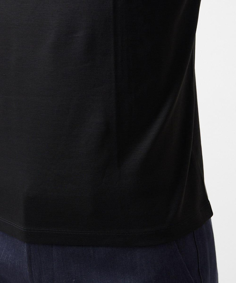MNKAI61150 MICHEL KLEIN HOMME(ミッシェルクラン オム) モックネック長袖カットソー ブラック