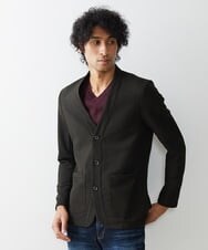 MNKAS30270 MICHEL KLEIN HOMME(ミッシェルクラン オム) カーディガンジャケット カーキ(36)