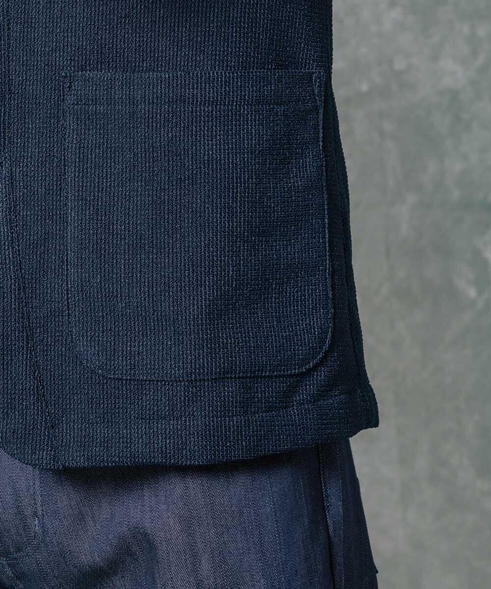 MNKAS30270 MICHEL KLEIN HOMME(ミッシェルクラン オム) カーディガンジャケット ネイビー(57)