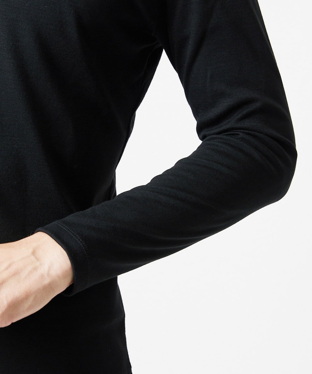 MNKCG69290 MICHEL KLEIN HOMME(ミッシェルクラン オム) 《日本製》スムースポロシャツカットソー ブラック