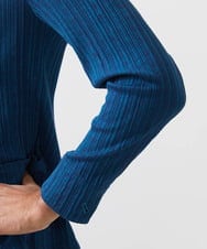 MNKGC31270 MICHEL KLEIN HOMME(ミッシェルクラン オム) プリーツフードジャケット ブルー