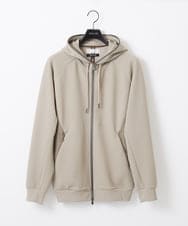 MNKGC58300 MICHEL KLEIN HOMME(ミッシェルクラン オム) 【セットアップ】ダブルフェイスZIPパーカー ベージュ