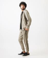 MNKGC58300 MICHEL KLEIN HOMME(ミッシェルクラン オム) 【セットアップ】ダブルフェイスZIPパーカー ベージュ