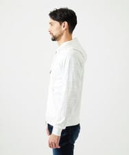 MNKGF58330 MICHEL KLEIN HOMME(ミッシェルクラン オム) 【セットアップ】ジャカードジップアップパーカー ホワイト