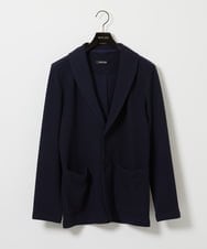 MNKGF73300 MICHEL KLEIN HOMME(ミッシェルクラン オム) ショールカラーウェーブカーディガン ネイビー